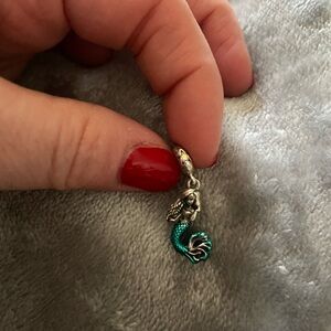 Pandora Silver little Mermaid Dangle Charm